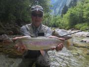 Dale and L Rainbow trout